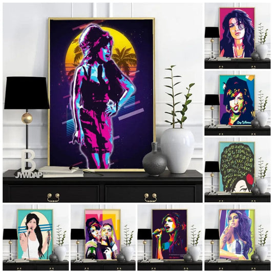 Canvanation Affiche Pop Amy Winehouse