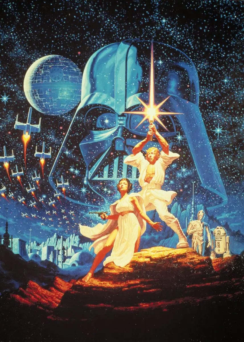 Canvanation PF4792 / 60x90cm Poster Star Wars Retro Disney