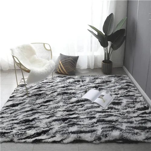 Canvanation Blanc Et Noir / 200cm x 250cm Tapis De Chambre - Éclatant pour une Ambiance Chaleureuse