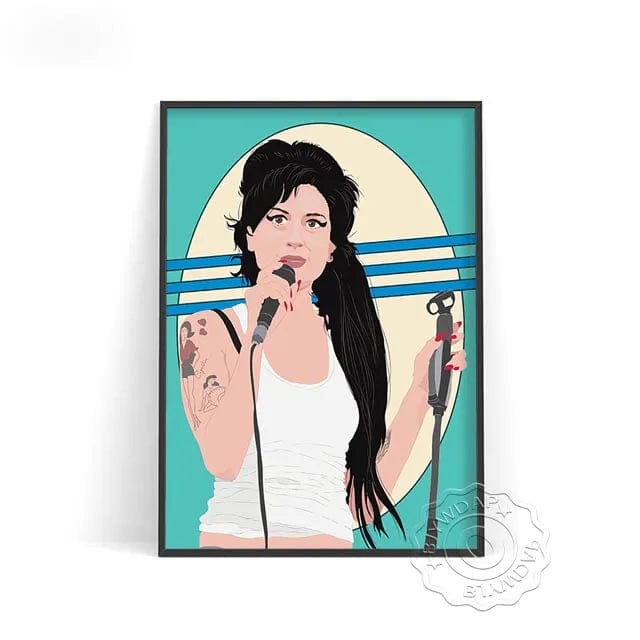 Canvanation K / 40x50cm Affiche Pop Amy Winehouse