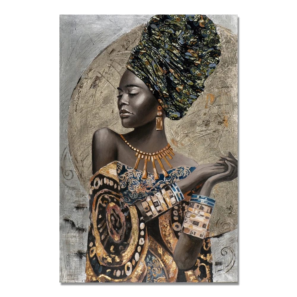 Canvanation CJ134 / 50x70cm Affiche Portrait Femme Africaine