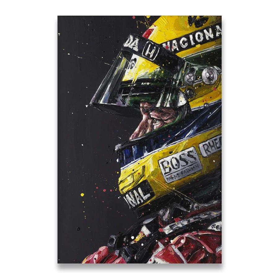 Canvanation 1038-12 / 30x45cm Affiche Ayrton Senna F1 Formule 1