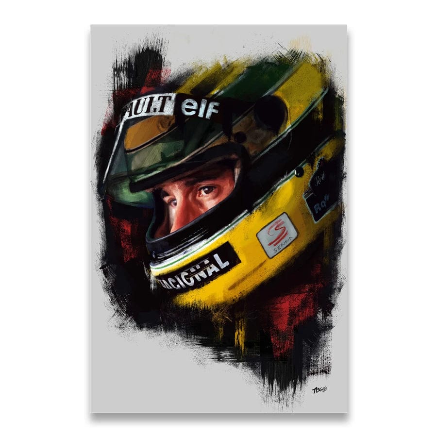 Canvanation 1038-04 / 30x45cm Affiche Ayrton Senna F1 Formule 1