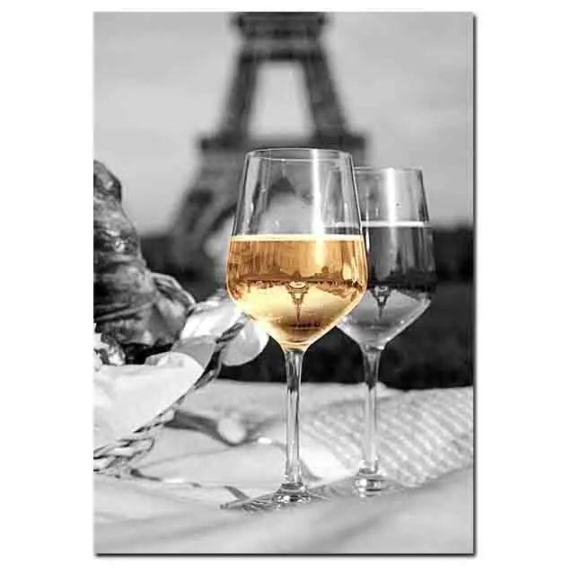 Canvanation 50X70cm / C Affiche Luxe Champagne Paris