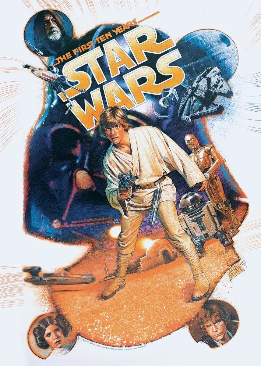 Canvanation PF4804 / 60x90cm Poster Star Wars Retro Disney