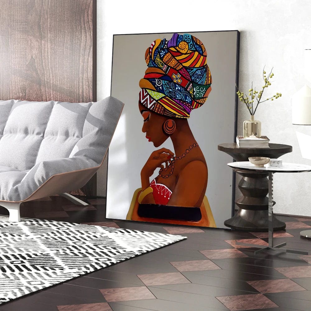 Canvanation Affiche Portrait Femme Africaine