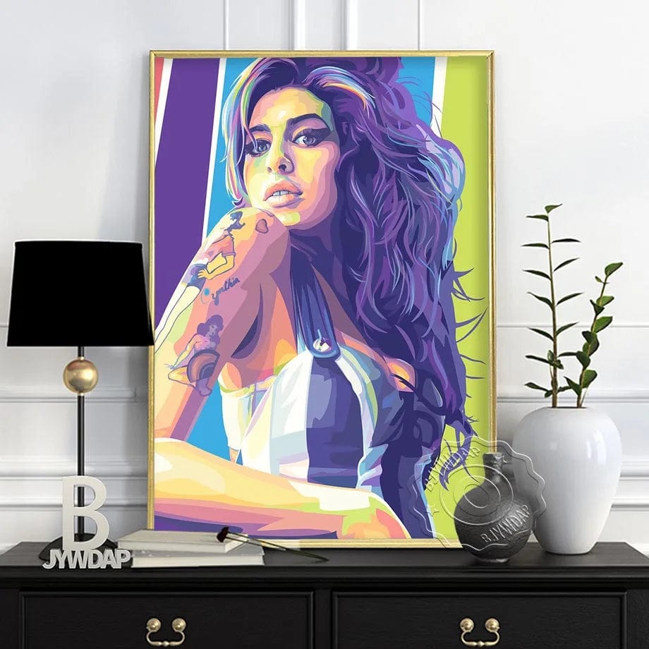 Canvanation Affiche Pop Amy Winehouse