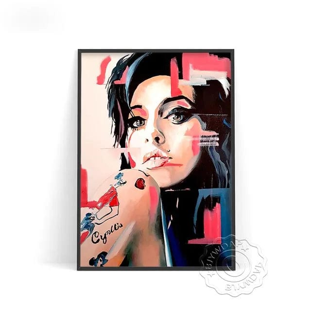 Canvanation Q / 40x50cm Affiche Pop Amy Winehouse