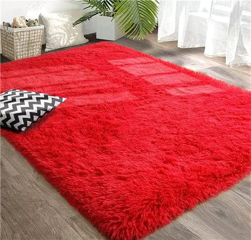 Canvanation Rouge / 160cm x 250cm Tapis De Chambre - Éclatant pour une Ambiance Chaleureuse