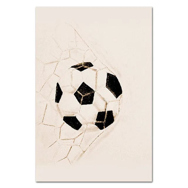 Canvanation 15x20cm / A Affiche FootBall - Basket-ball - Rugby
