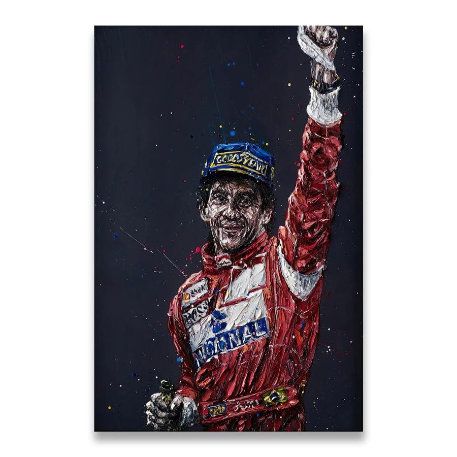 Canvanation 1038-03 / 30x45cm Affiche Ayrton Senna F1 Formule 1