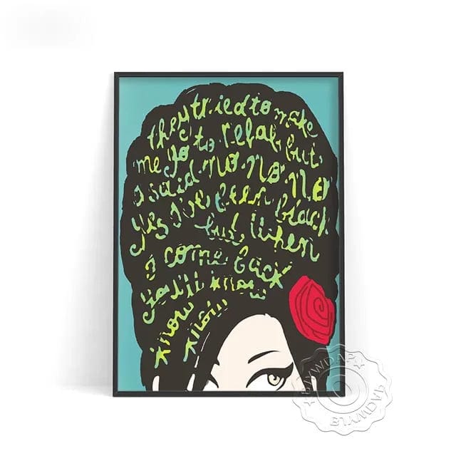 Canvanation H / 40x50cm Affiche Pop Amy Winehouse