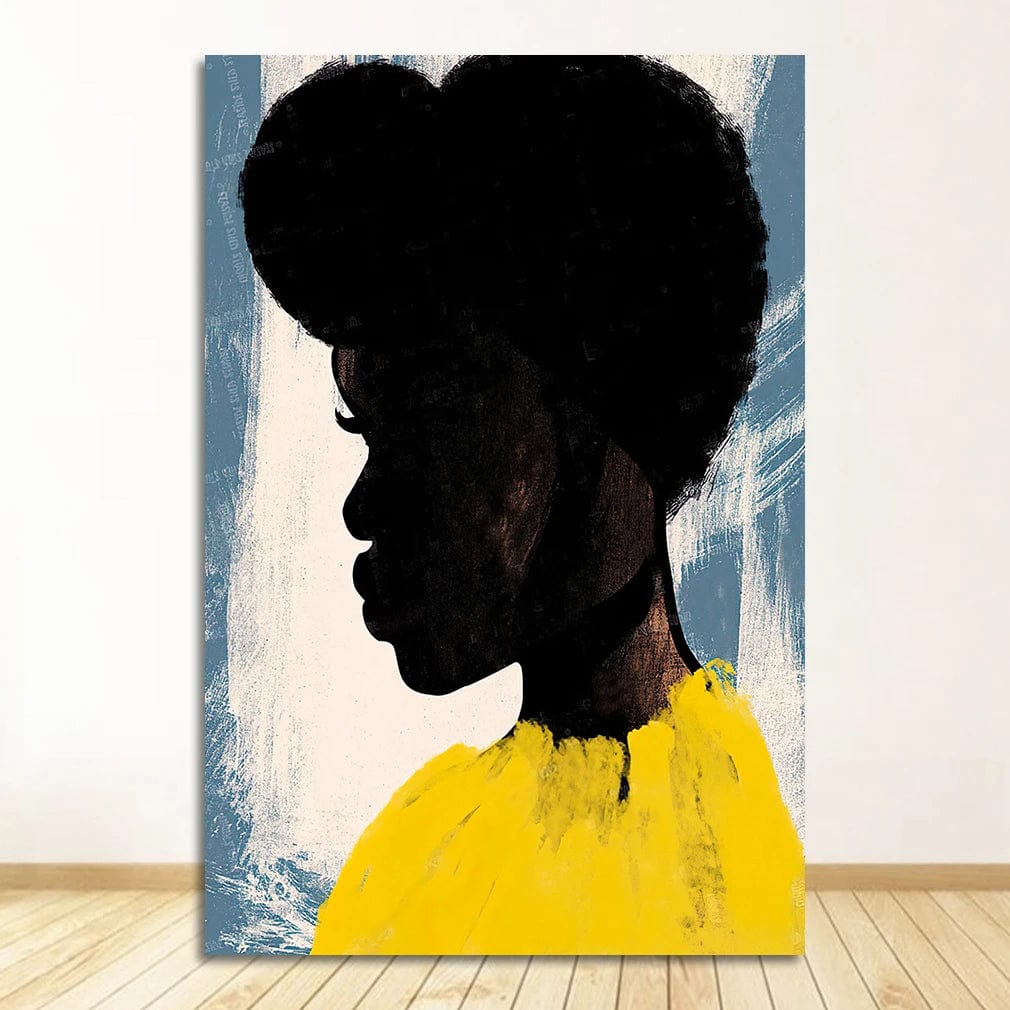 Canvanation 1651-04 / 20x30cm Affiche Coiffure Femme Africaine Salon