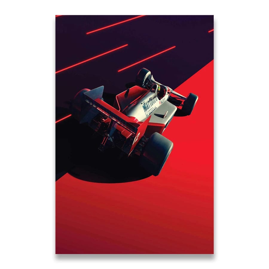 Canvanation 1038-09 / 30x45cm Affiche Ayrton Senna F1 Formule 1