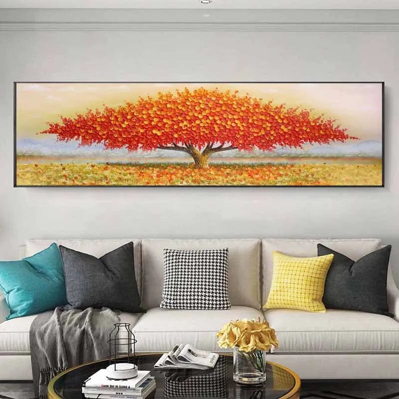 Canvanation 3 / 50x150CM Affiche Arbre De Vie "Épanouissement de l'Arbre de Vie"