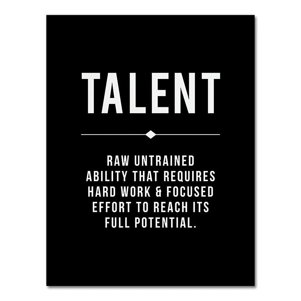 Canvanation 2703-04 / 50x75cm Affiche Motivation Chambre Grind Hustle Success