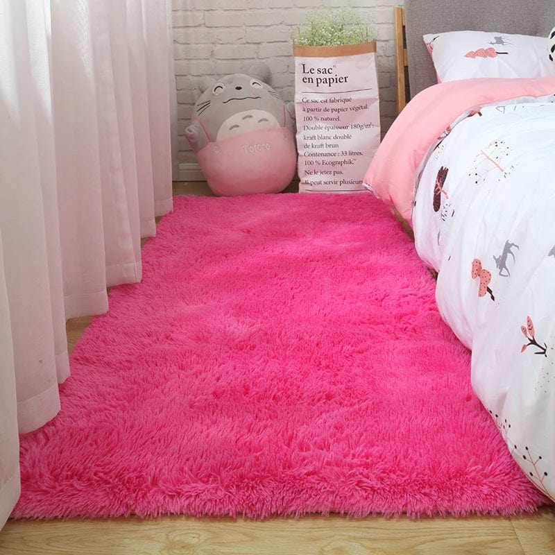Canvanation Rose Rouge / 140x200cm 55x78inch Tapis De Chambre De Fille