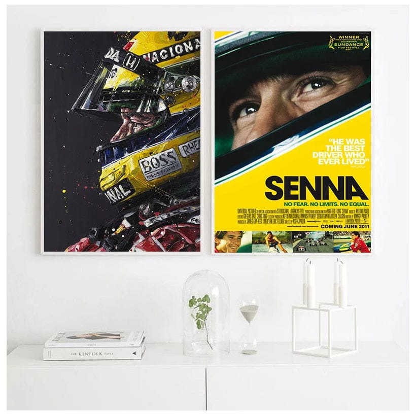 Canvanation Affiche Ayrton Senna F1 Formule 1