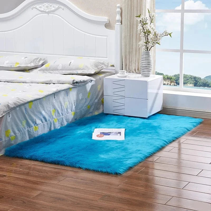Canvanation Bleu / 80x180cm Tapis De Chambre - Bleu