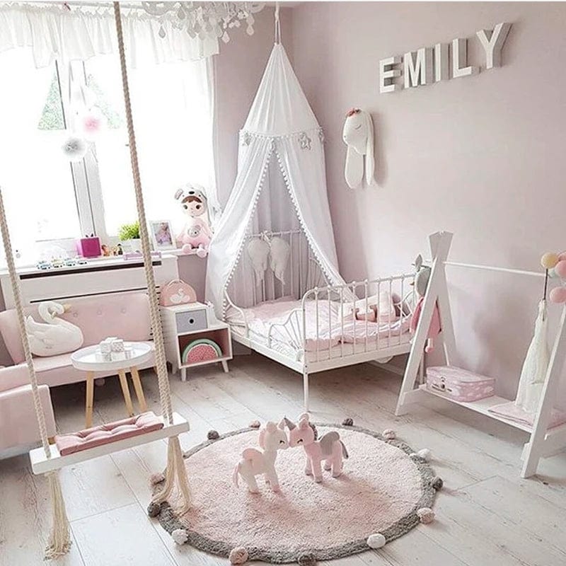 Canvanation Tapis de Chambre Rond – Ambiance Chaleureuse