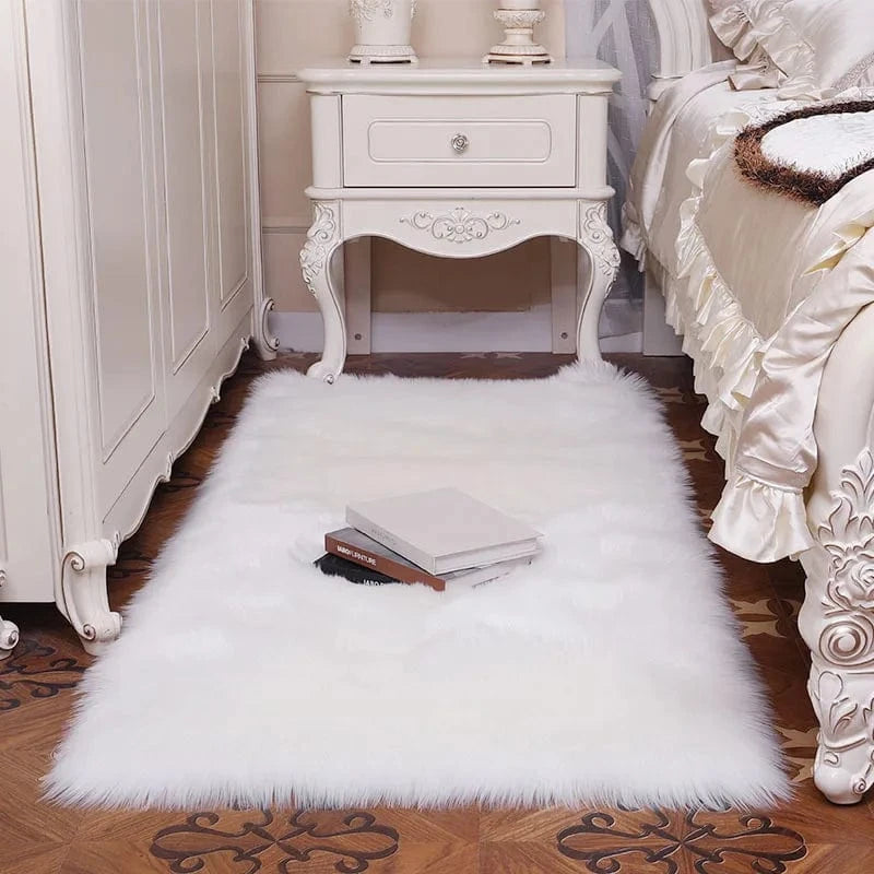 Canvanation Balnc / 60x180cm Tapis De Chambre - Blanc