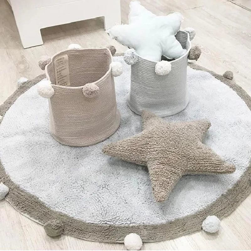 Canvanation Tapis de Chambre Rond – Ambiance Chaleureuse