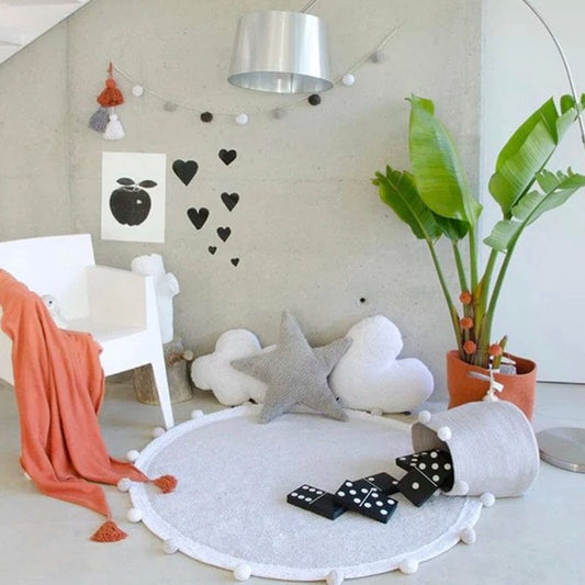 Canvanation Tapis de Chambre Rond – Ambiance Chaleureuse