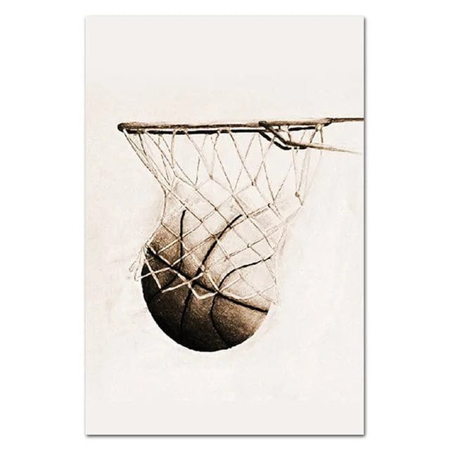 Canvanation 13x18cm / B Affiche FootBall - Basket-ball - Rugby