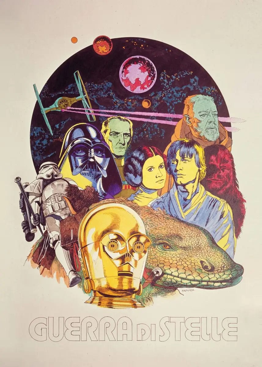 Canvanation PF4801 / 60x90cm Poster Star Wars Retro Disney