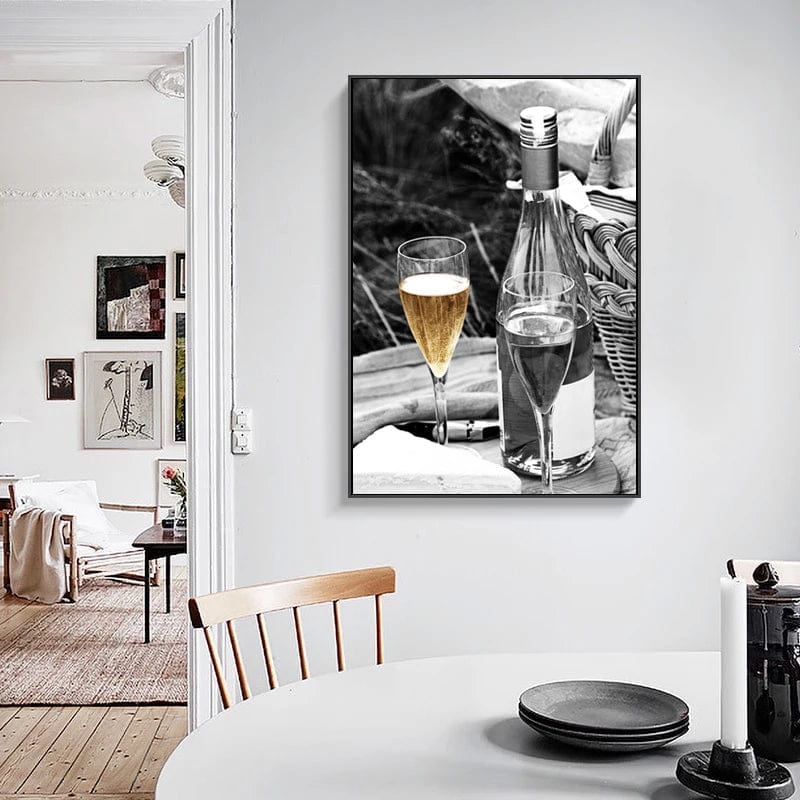Canvanation Affiche Luxe Champagne Paris