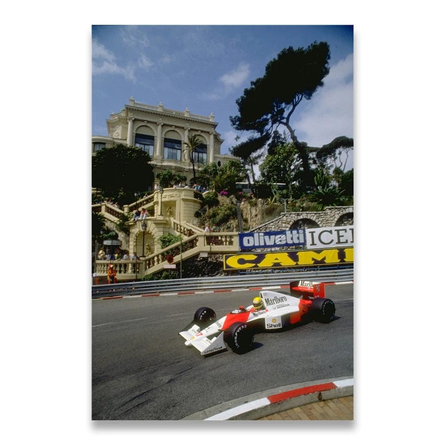 Canvanation 1038-11 / 30x45cm Affiche Ayrton Senna F1 Formule 1