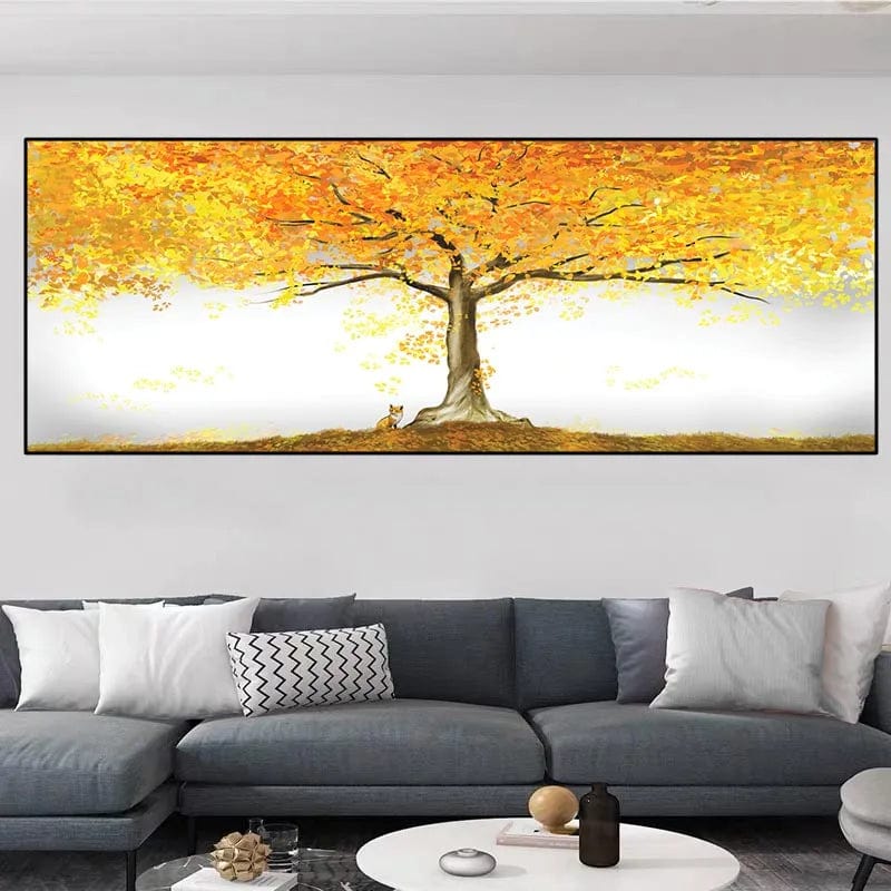 Canvanation 4 / 50x150CM Affiche Arbre De Vie "Épanouissement de l'Arbre de Vie"