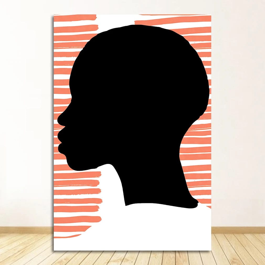 Canvanation 1651-05 / 25x35cm Affiche Coiffure Femme Africaine Salon