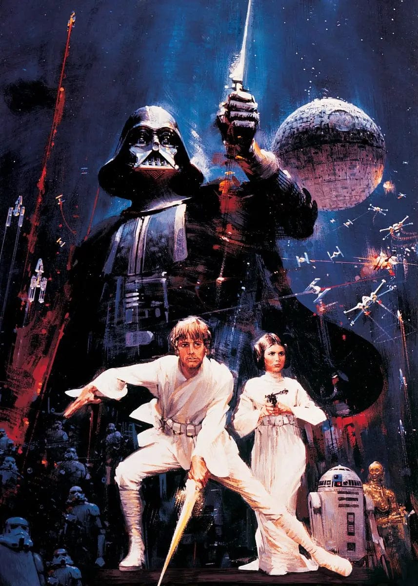 Canvanation PF4796 / 60x90cm Poster Star Wars Retro Disney