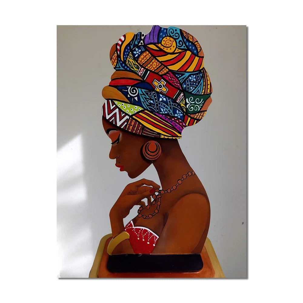 Canvanation JX19060 / 30x40cm Affiche Portrait Femme Africaine