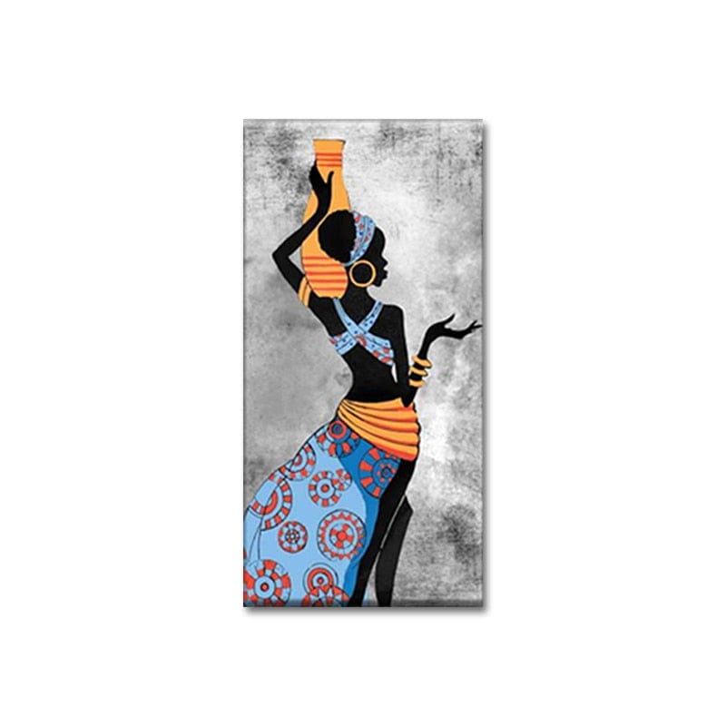 Canvanation 40x60cm / QP10234 Peinture Africaine Femme