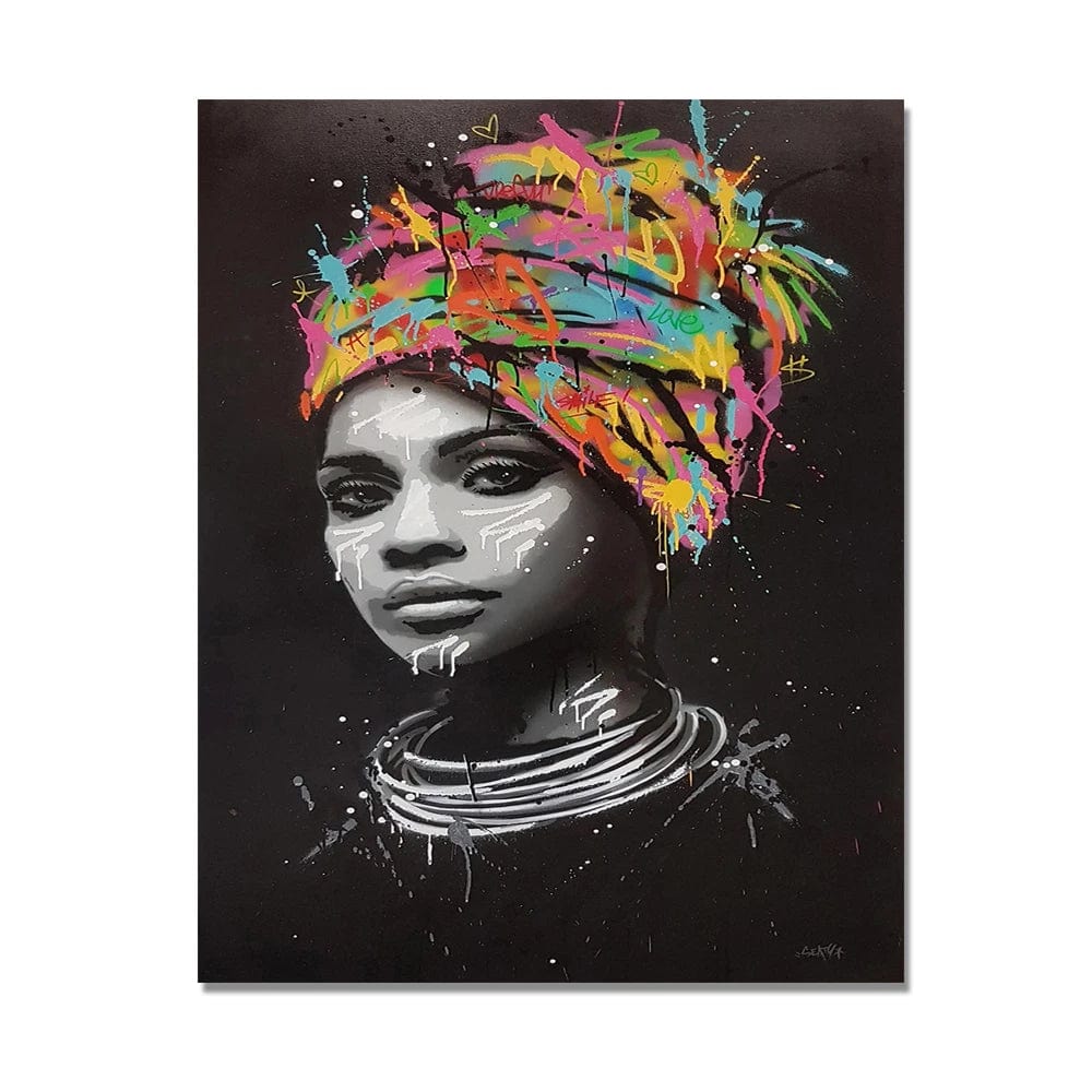 Canvanation PC18368 / 30x40cm Affiche Portrait Femme Africaine