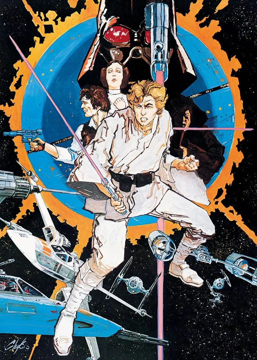 Canvanation PF4802 / 100x140cm Poster Star Wars Retro Disney