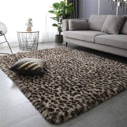 Canvanation Tapis De Chambre - Motif Léopard