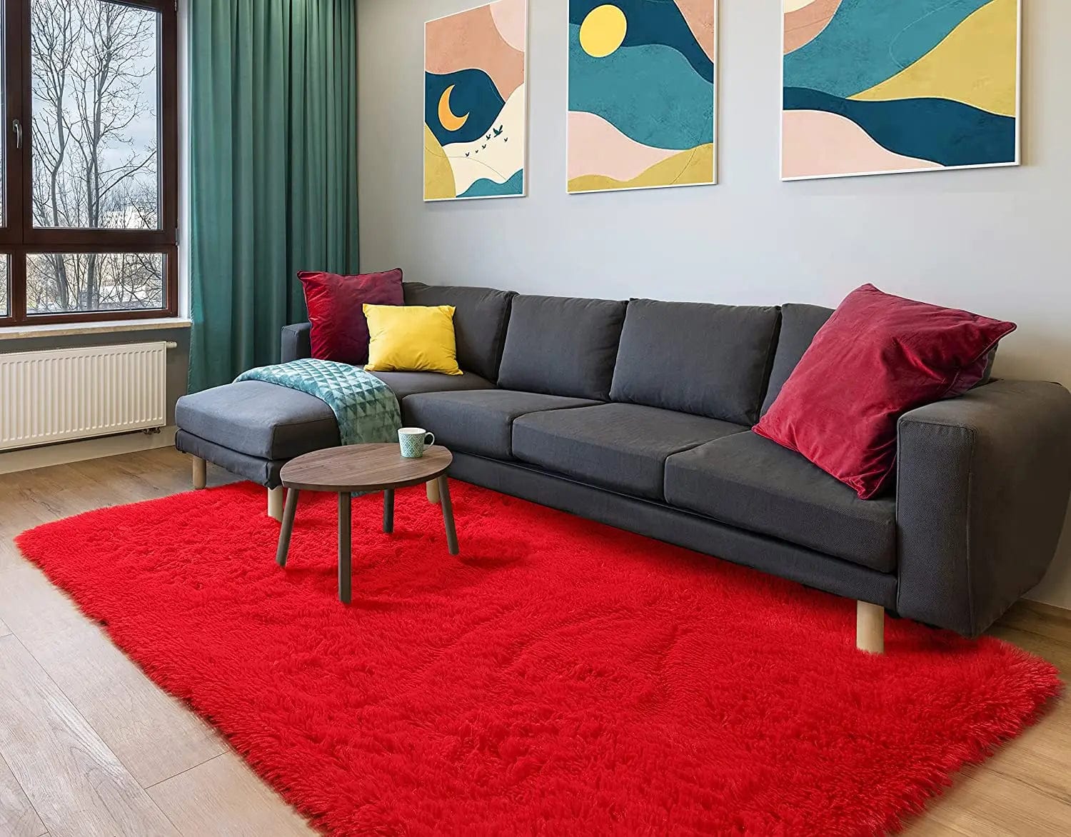 Canvanation Tapis De Chambre - Éclatant pour une Ambiance Chaleureuse
