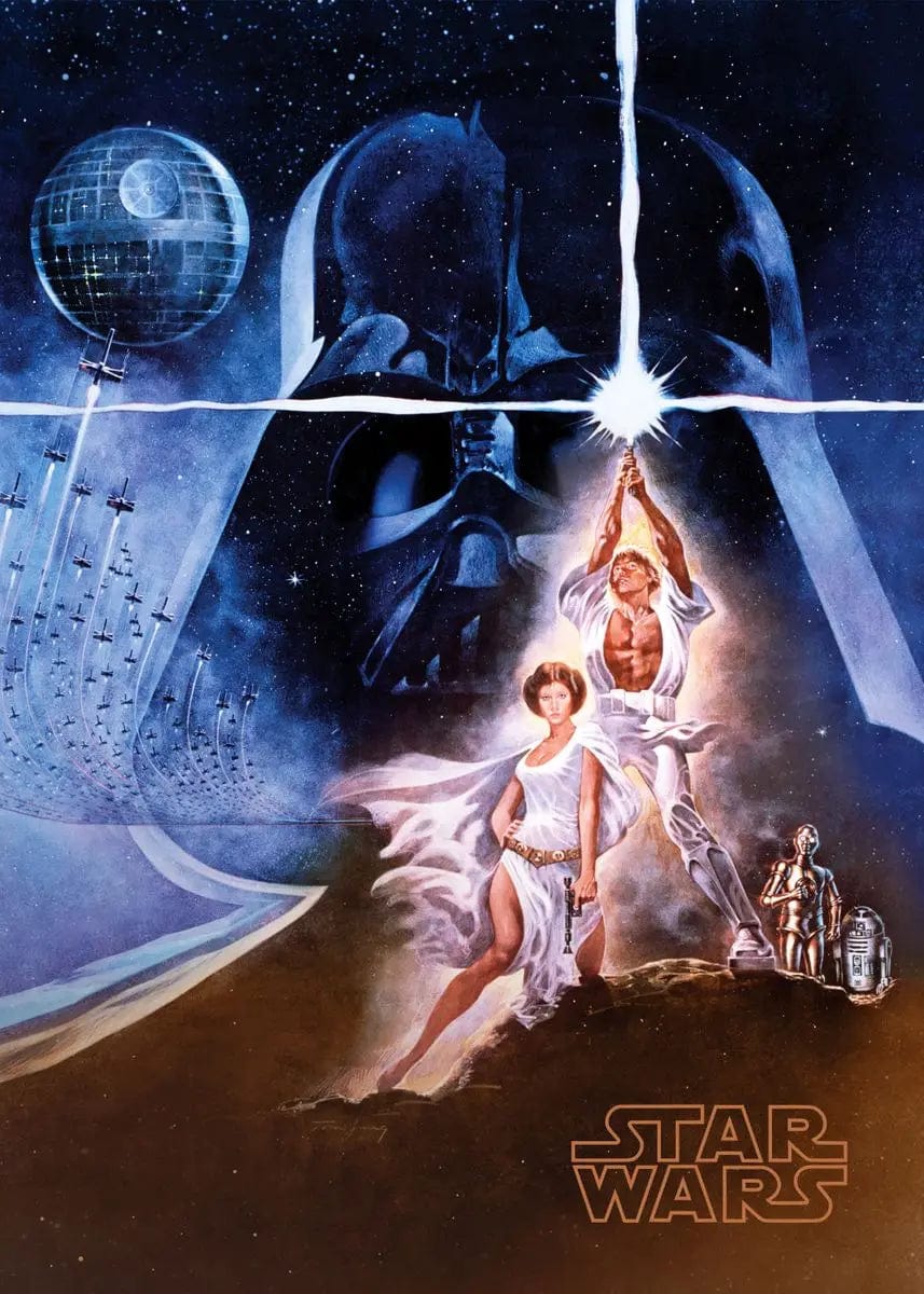 Canvanation PF4791 / 100x150cm Poster Star Wars Retro Disney