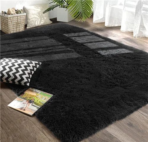 Canvanation Noir / 200cm x 300cm Tapis De Chambre - Éclatant pour une Ambiance Chaleureuse