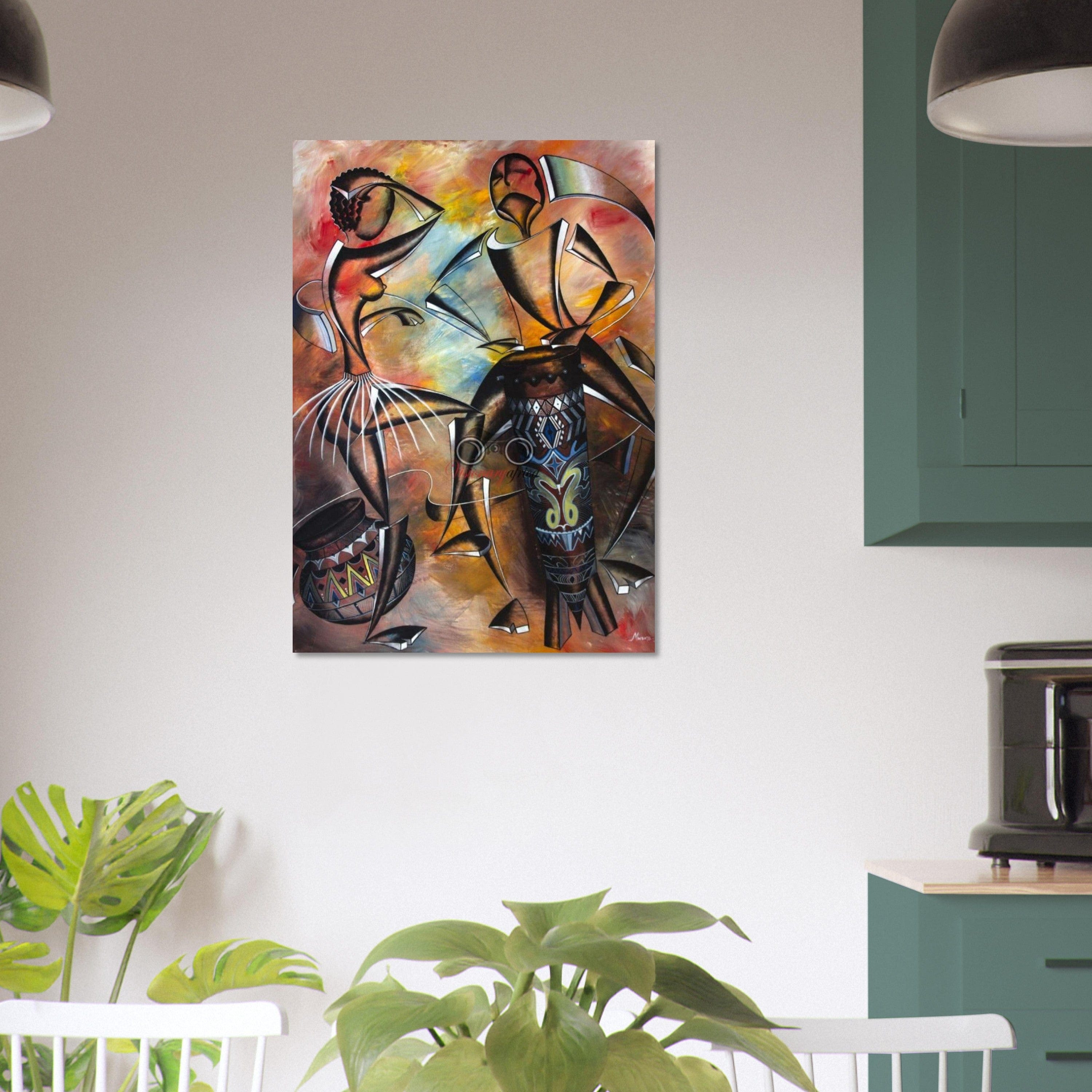 Gelato Print Material Affiche Africain Tambour