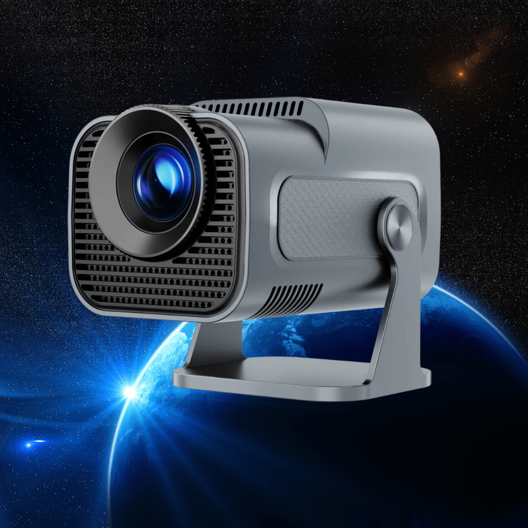 Canvanation Gris / EU Projecteur Cinéma Mini Magcubic 720P Android 11 4K