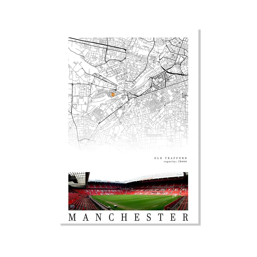 Canvanation DJ9824-3 / 30X40cm No Frame Affiche Terrain De Football