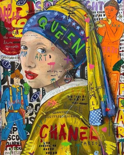 Canvanation K / 30x40cm Affiche Pop Art Graffiti Street Art