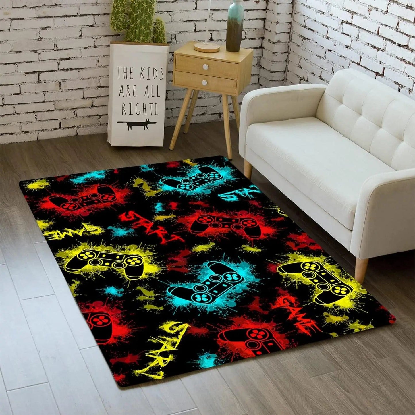 Canvanation 04 / 50x80cm 20x32inch Tapis De Chambre Gamer Manette