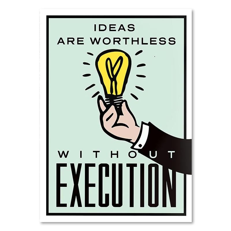 Canvanation 21x30cm / TM0002-10 Affiche Monopoly Motivation