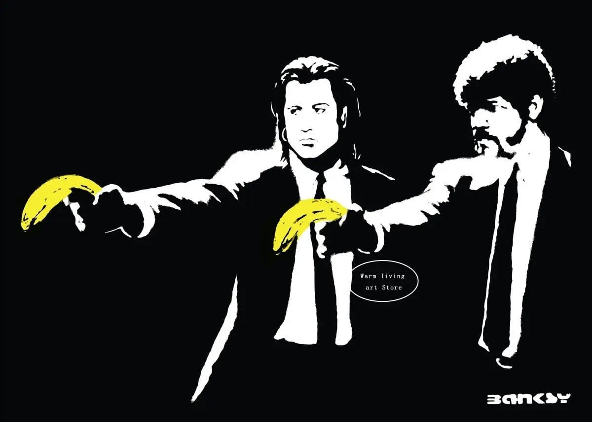 Canvanation 10 / 40x60cm Affiche Banksy Street Art Chambre
