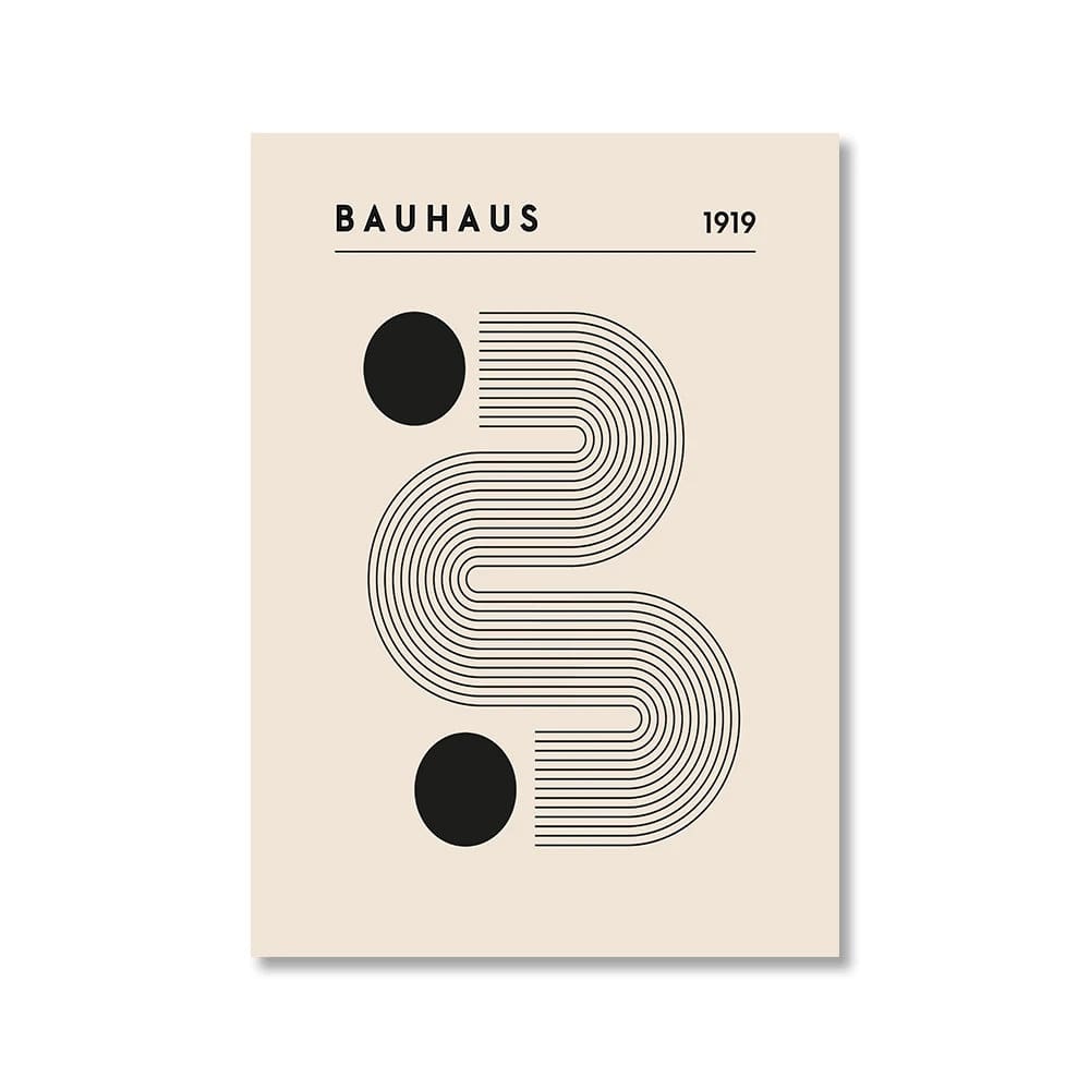 Canvanation QP10816-2 / 50x70cm Affiche Abstrait Bauhaus